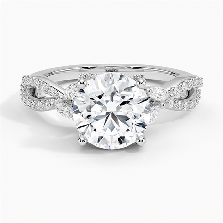 Platinum Adorned Luxe Willow Diamond Ring (1/3 ct. tw.)