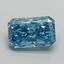 3.04 Ct. Fancy Vivid Blue Radiant Lab Grown Diamond