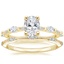 18K Yellow Gold Palais Diamond Ring with Alena Diamond Ring