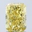 2.05 Ct. Fancy Vivid Yellow Radiant Lab Grown Diamond