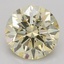 1.58 Ct. Fancy Light Yellow Round Lab Grown Diamond