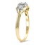 The Guisy Ring, smalltop view on a hand