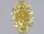 1.11 Ct. Fancy Vivid Yellow Yellow Oval Lab Grown Diamond