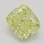 1.01 Ct. Fancy Yellow Cushion Diamond