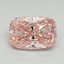 2.02 Ct. Fancy Vivid Pink Cushion Lab Grown Diamond