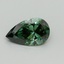 3.11 Ct. Fancy Vivid Green Pear Lab Grown Diamond