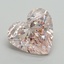 6.61 Ct. Fancy Pink Heart Lab Grown Diamond