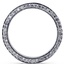 Angled Profile Band with Eternity Side Stones, smallside view