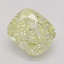 0.71 Ct. Fancy Light Yellow Cushion Diamond