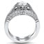 Contoured Heirloom Diamond Bridal Set, smallside view