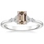 18K White Gold Nadia Diamond Ring, smalltop view