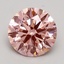 1.81 Ct. Fancy Intense Pink Round Lab Grown Diamond