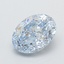 1.15 Ct. Fancy Vivid Blue Oval Lab Grown Diamond