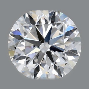 Round diamond — real photo