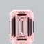 2.03 Ct. Fancy Intense Pink Emerald Lab Grown Diamond