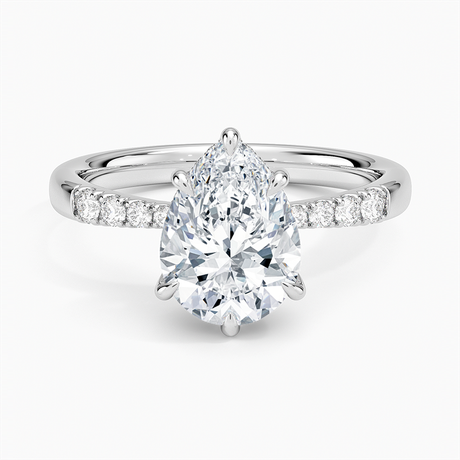 Bella Hidden Halo Diamond Ring