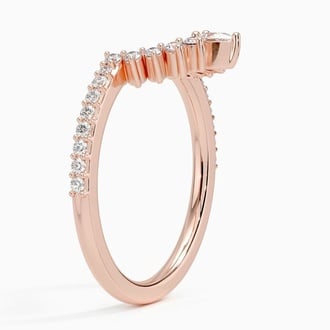 Luxe Elongated Lunette Diamond Ring (1/4 ct. tw.)