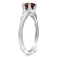 The Sueann Ring, smalltop view on a hand