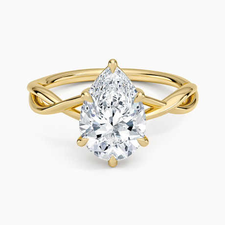 Alya Twist Solitaire Ring - Brilliant Earth