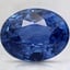 10.9x8.4mm Blue Oval Sapphire
