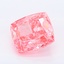 1.06 Ct. Fancy Vivid Pink Cushion Lab Grown Diamond