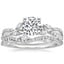 Platinum Luxe Willow Diamond Ring (1/4 ct. tw.) with Luxe Winding Willow Diamond Ring (1/4 ct. tw.)