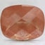 10.2x8.2mm Unheated Peach Modified Cushion Oregon Sunstone