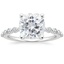 Platinum Marseille Half Coverage Diamond Ring (1/4 ct. tw.), smalltop view