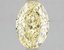 2.01 Ct. Fancy Vivid Yellow Oval Lab Grown Diamond