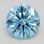 2.00 Ct. Fancy Vivid  Blue Round Lab Grown Diamond