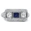 Art Deco Sapphire Vintage Ring