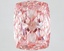 7.08 Ct. Fancy Vivid Pink Cushion Lab Grown Diamond