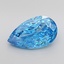 3.07 Ct. Fancy Vivid Blue Pear Lab Grown Diamond