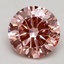 2.50 Ct. Fancy Intense Pink Round Lab Grown Diamond