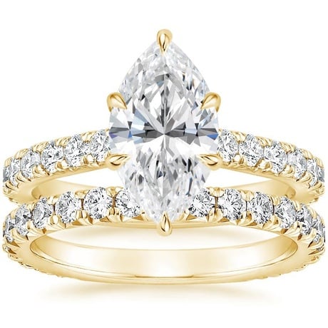 18K Yellow Gold Luxe Sienna Diamond Bridal Set (1 1/8 ct. tw.)
