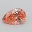 2.00 Ct. Fancy Vivid Pink Pear Lab Grown Diamond