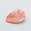 1.61 Ct. Fancy Intense Pink Orange Pear Lab Grown Diamond