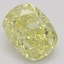 1.65 Ct. Fancy Intense Yellow Cushion Diamond