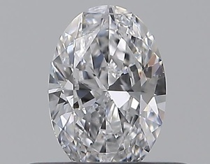 Oval diamond — real photo