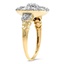 The Cazadero Ring, smalltop view on a hand