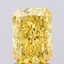 1.64 Ct. Fancy Vivid  Yellow Radiant Lab Grown Diamond