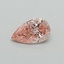 0.30 Ct. Fancy Vivid Pink Pear Lab Grown Diamond