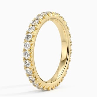 French Pavé Eternity Diamond Ring (1 ct. tw.)
