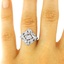 The Amine Ring, smalltop view on a hand