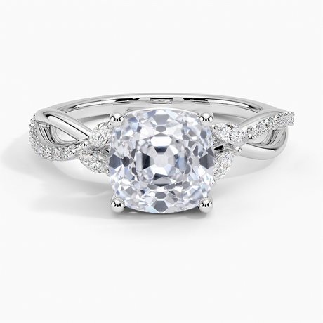 Petite Twisted Willow Diamond Ring - Brilliant Earth