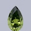 0.55 Ct. Fancy Vivid  Green Pear Lab Grown Diamond