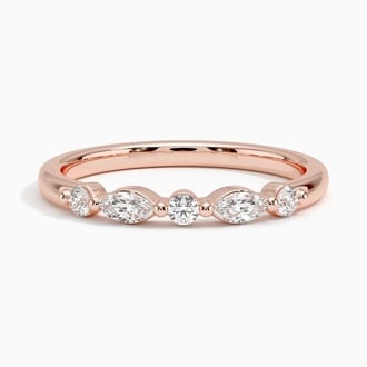 Versailles One-Quarter Coverage Diamond Ring (1/5 ct. tw.) in 14K Rose Gold