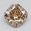 2.71 Ct. Light  Brown Cushion Lab Grown Diamond