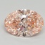 1.97 Ct. Fancy Vivid Pink Oval Lab Grown Diamond