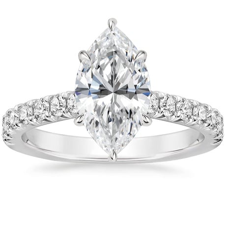18K White Gold Sienna Diamond Bridal Set (7/8 ct. tw.)